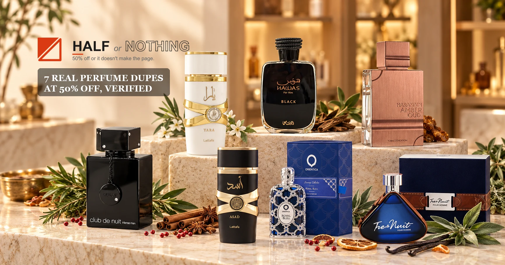 7 Real Perfume Dupes at 50% Off or More, Checked Against Fragrantica