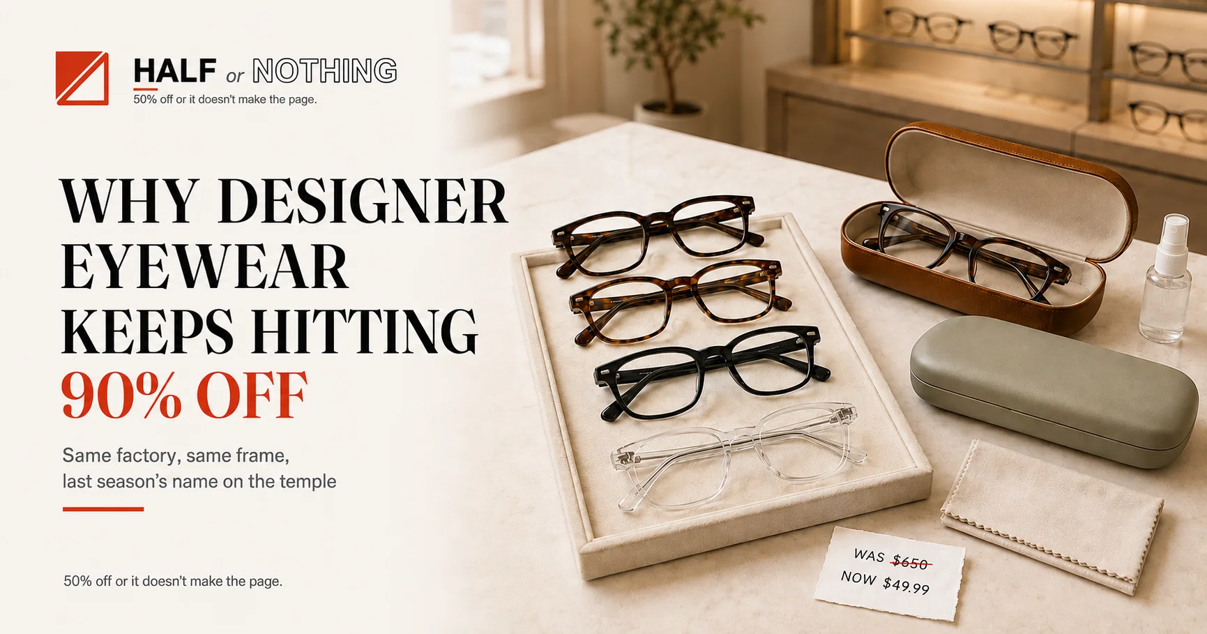 Why Designer Eyewear Keeps Hitting 90%+ Off on eBay Right Now