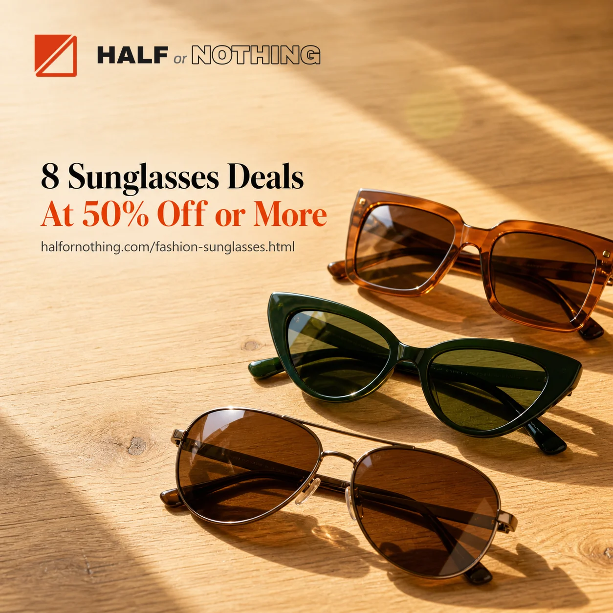 8 Designer Sunglasses Deals at 50% Off or More Right Now 8 Designer Sunglasses Deals at 50% Off or More Right Now