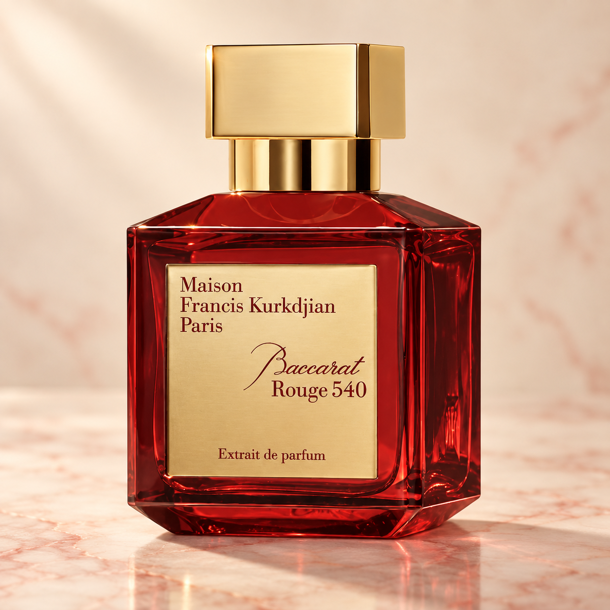Bottle render of Maison Francis Kurkdjian Baccarat Rouge 540