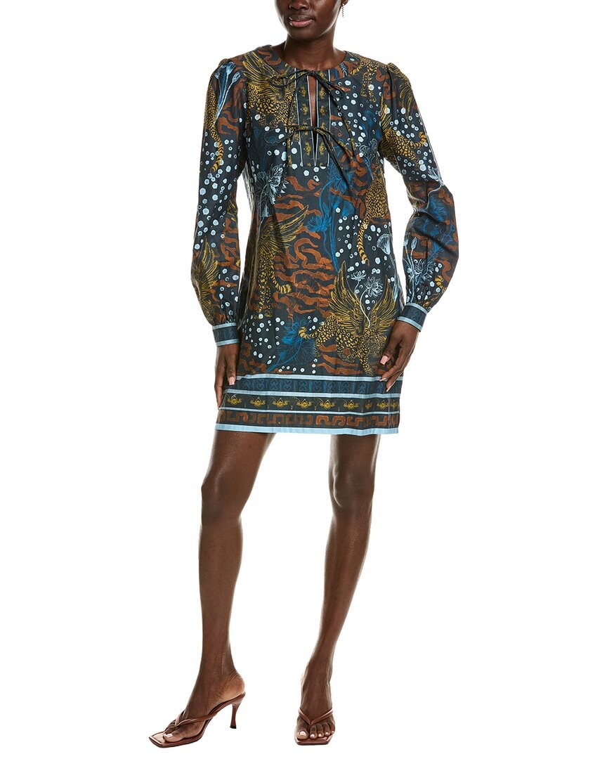 Marchesa Notte Flying Cheetah Mini Dress
