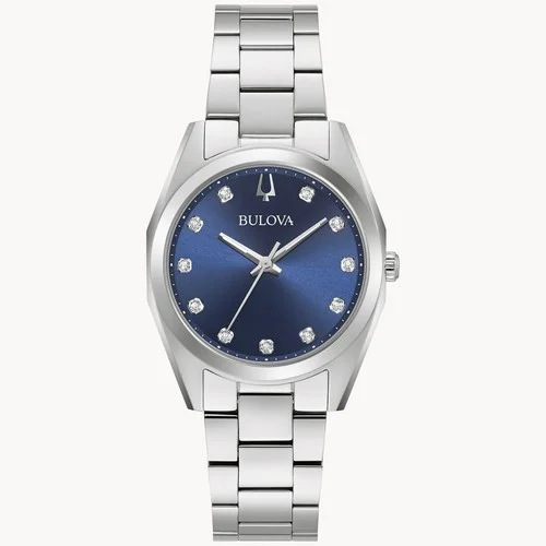 Bulova Surveyor Women's Quartz Diamond Accent Silver-Tone Watch 31MM 96P229 Bulova Surveyor Women's Quartz Diamond Accent Silver-Tone Watch 31MM 96P229