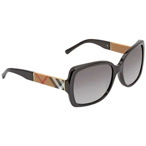 Burberry Grey Gradient Square Ladies Sunglasses BE4160 Burberry Grey Gradient Square Ladies Sunglasses BE4160