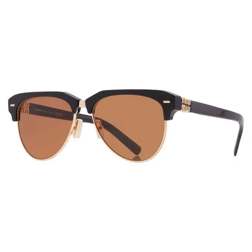 Miu Miu Brown Pilot Ladies Sunglasses MU 09ZS 1AB2Z1 57 Miu Miu Brown Pilot Ladies Sunglasses MU 09ZS 1AB2Z1 57