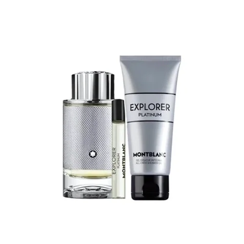 Montblanc Explorer Platinum Gift Set Montblanc Explorer Platinum Gift Set