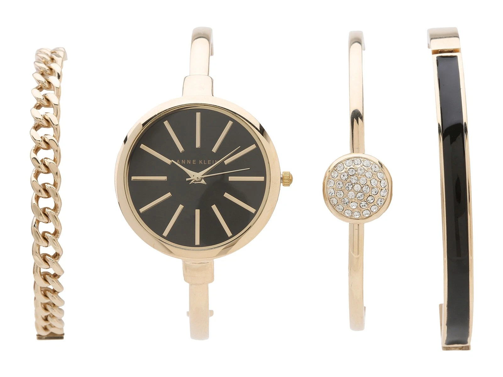 Anne Klein Bangle Bracelet and Ladies Watch Set
