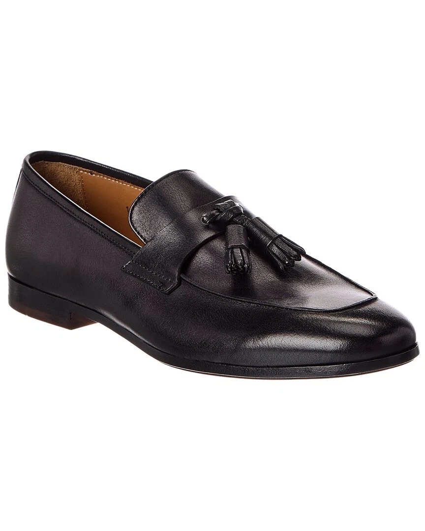 Antonio Maurizi Leather Loafer, Black