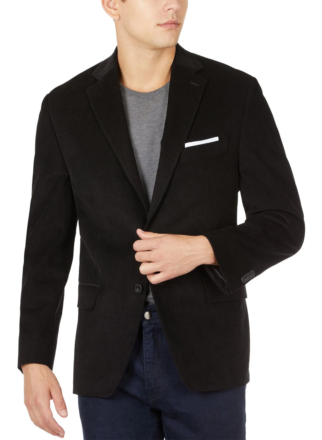 Michael Kors Black Corduroy Sport Coat