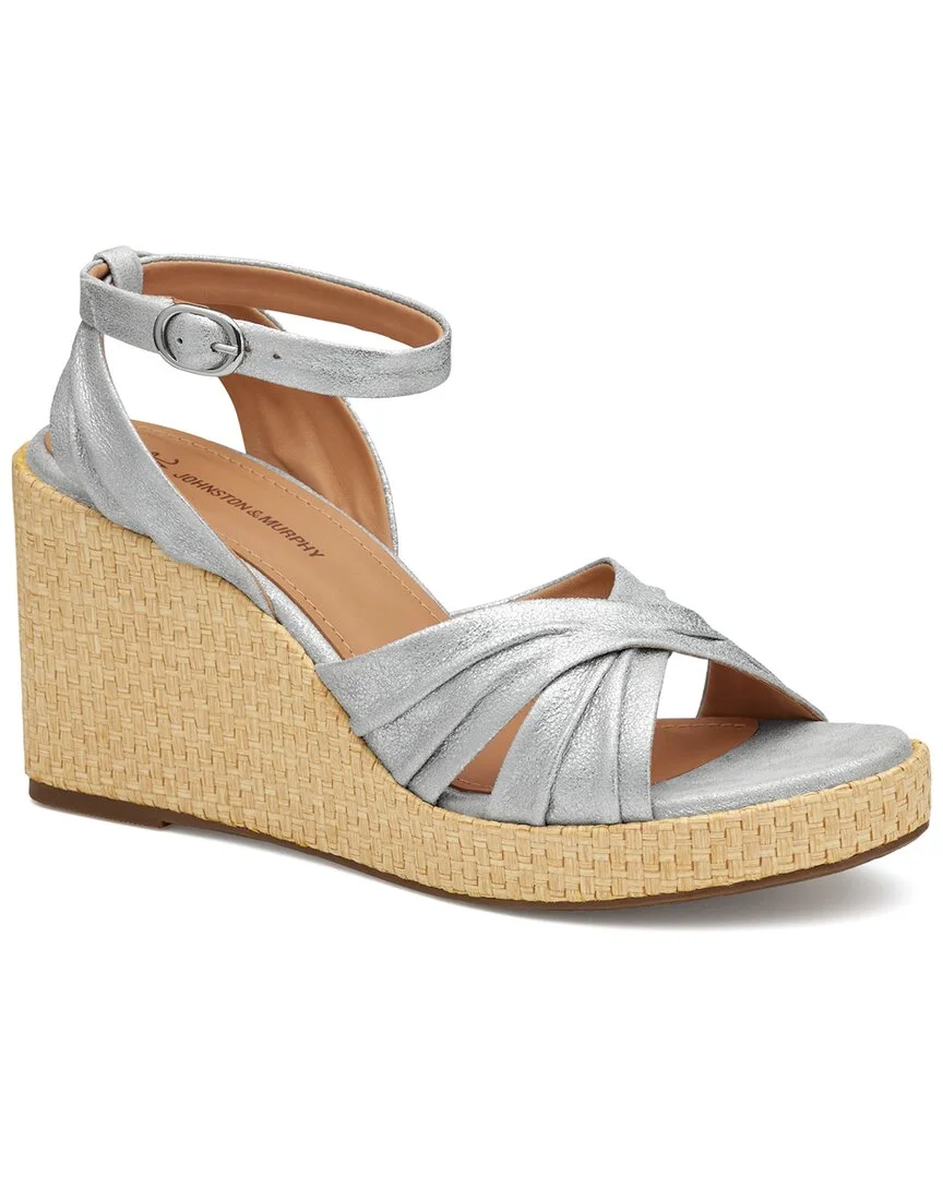Johnston and Murphy Marcia Suede Sandal Johnston and Murphy Marcia Suede Sandal