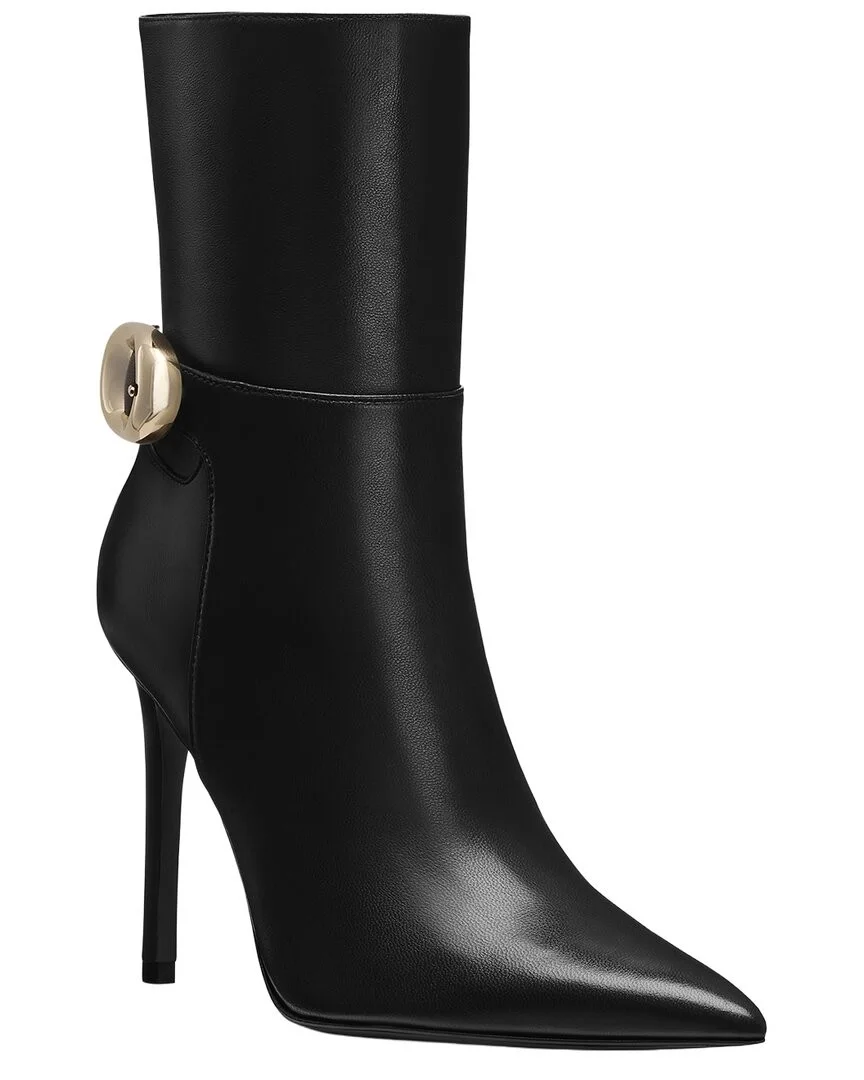 Stuart Weitzman Stuart Power Buckle Leather Bootie Stuart Weitzman Stuart Power Buckle Leather Bootie