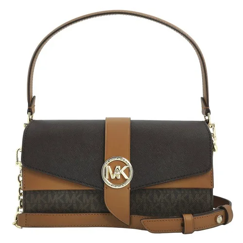 Michael Kors Monogram Print Shoulder Bag