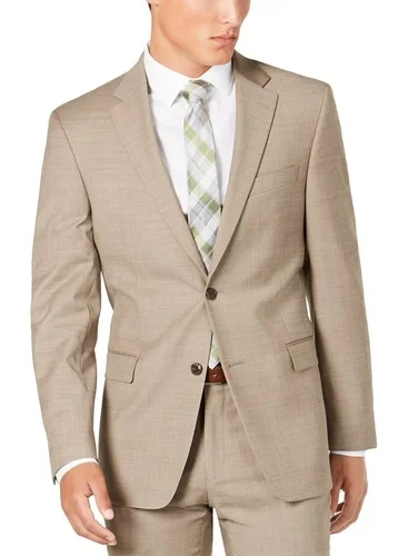 Michael Kors Classic-Fit Wool-Blend Suit Jacket, Tan