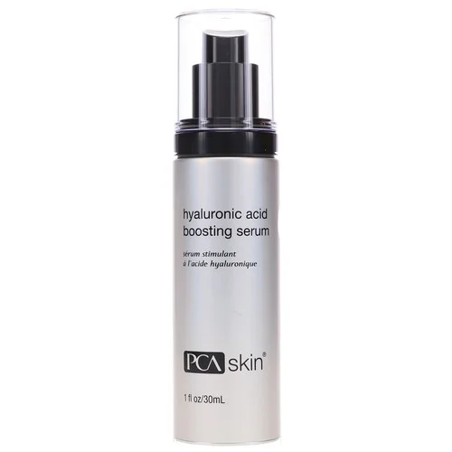 PCA Skin Hyaluronic Acid Boosting Serum box and bottle PCA Skin Hyaluronic Acid Boosting Serum box and bottle