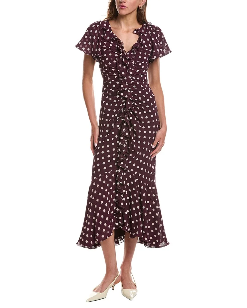 Cinq À Sept Camille Polka Dot Clio Dress