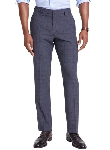 Tommy Hilfiger performance plaid dress pants in blue Tommy Hilfiger performance plaid dress pants in blue