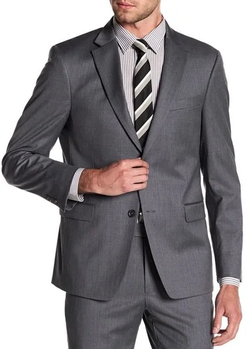 Tommy Hilfiger Modern-Fit wool suit jacket in grey Tommy Hilfiger Modern-Fit wool suit jacket in grey
