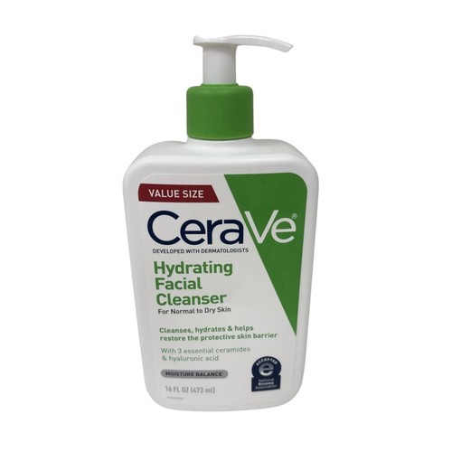 CeraVe Hydrating Facial Cleanser 16 oz bottle