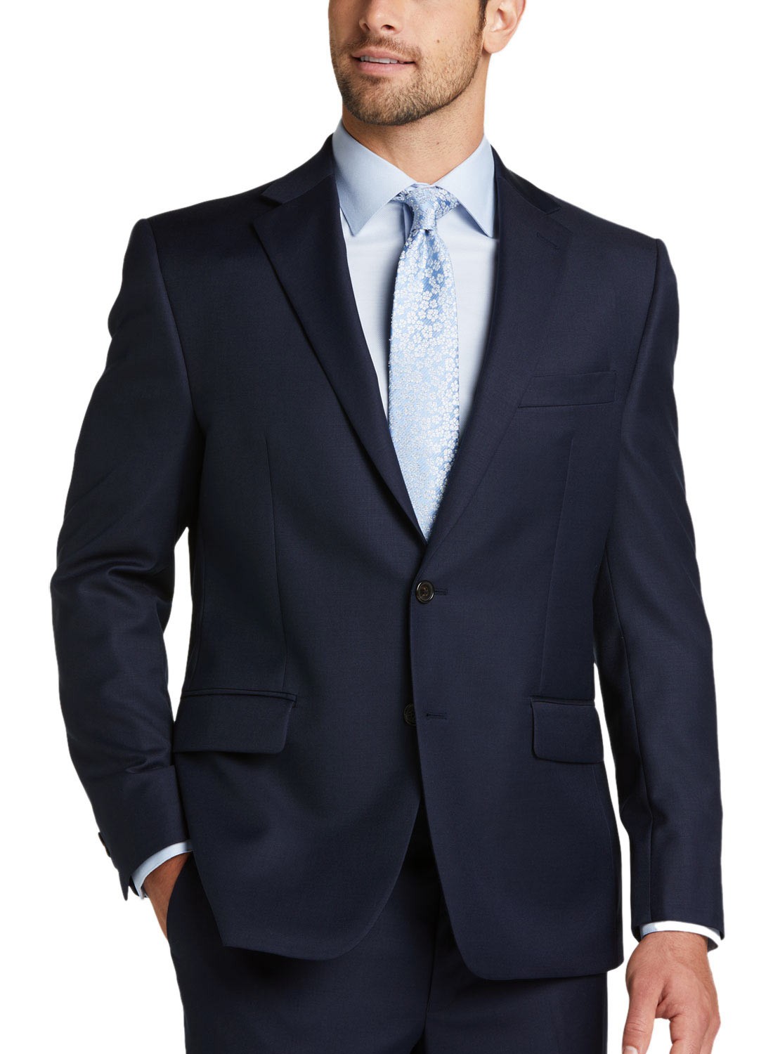 Lauren Ralph Lauren Classic-Fit Wool Suit Jacket in navy Lauren Ralph Lauren Classic-Fit Wool Suit Jacket in navy